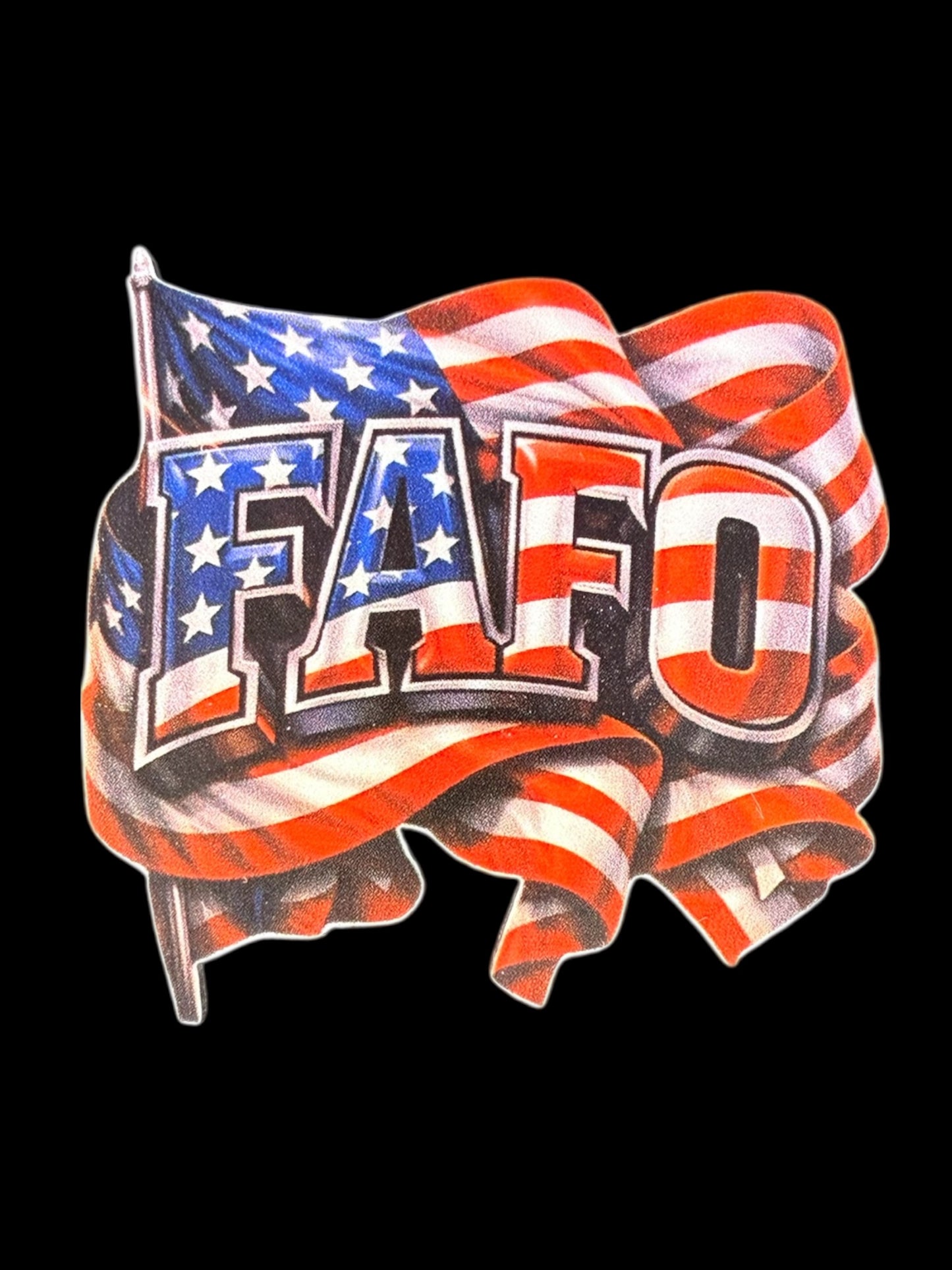 FAFO American Flag Patch Trucker Hat