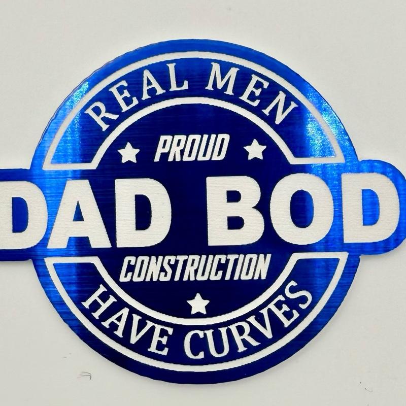 “Dad Bod – Real Men Have Curves” Snapback Trucker Hat.