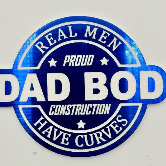 “Dad Bod – Real Men Have Curves” Snapback Trucker Hat.