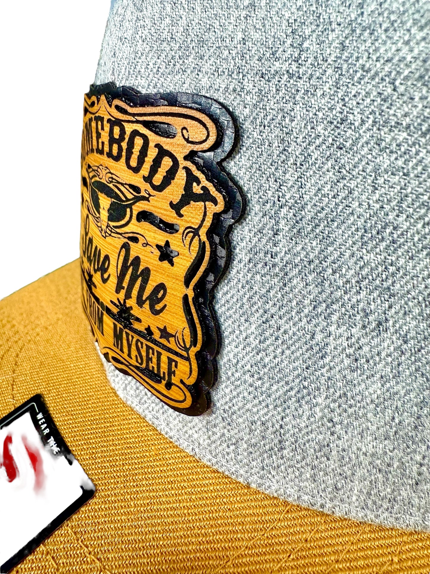 Somebody Save Me Trucker Snapback Hat