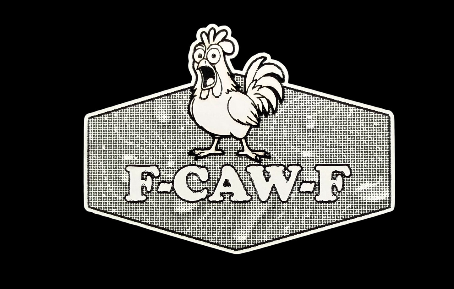 F-CAW-F Leather Patch Trucker Hat