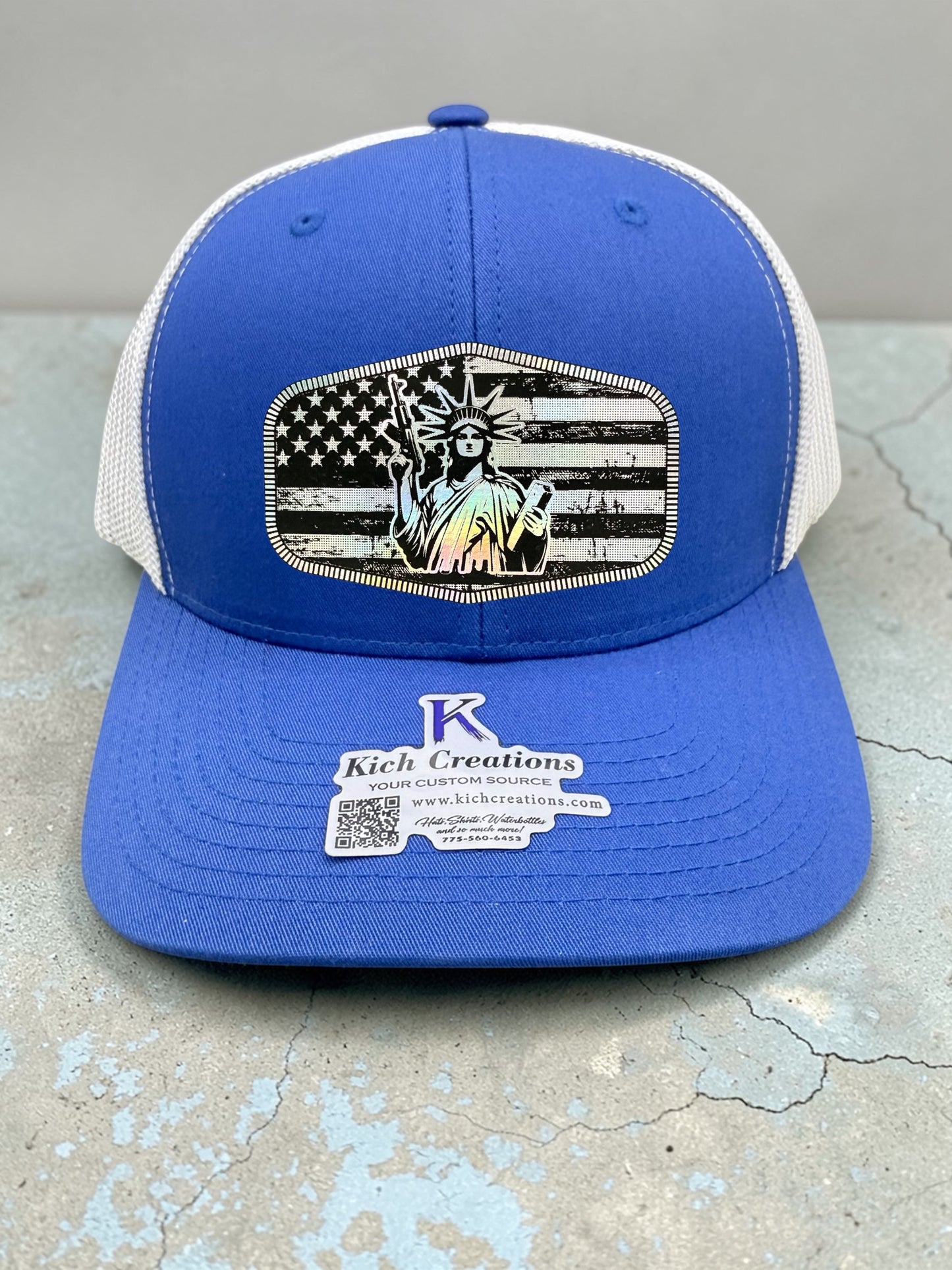 Holographic patriot flag