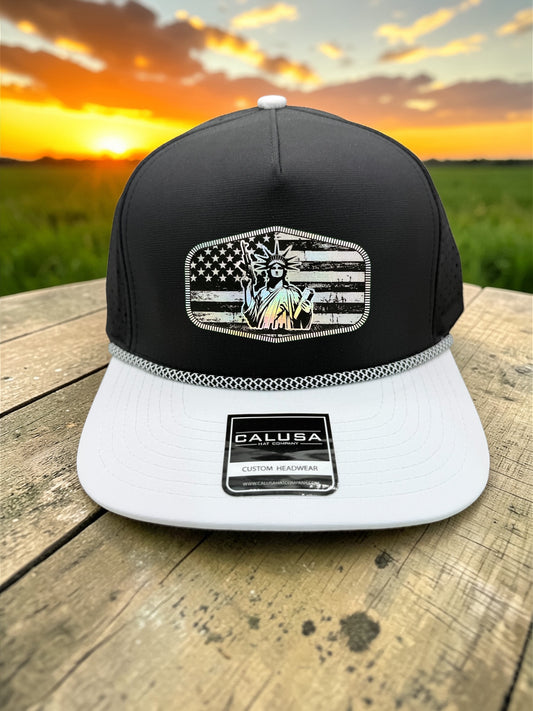 Holographic patriot flag