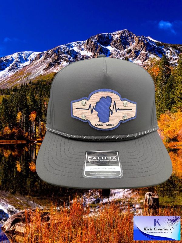 Lake Tahoe waterproof patch hat